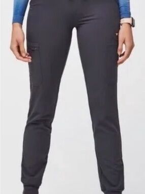Figs Zamola Scrub Joggers Charcoal Large